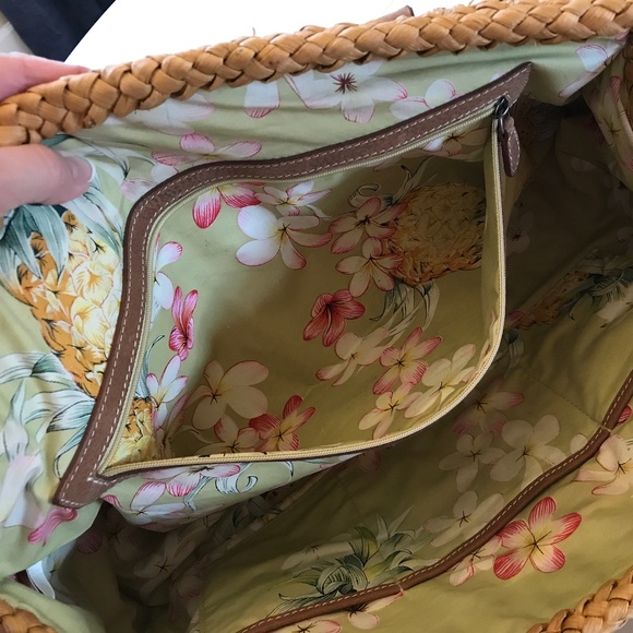 TOMMY BAHAMA LARGE STRAW BAG - Picture 11 of 16